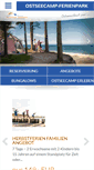 Mobile Screenshot of ostseecamp-ferienpark.de